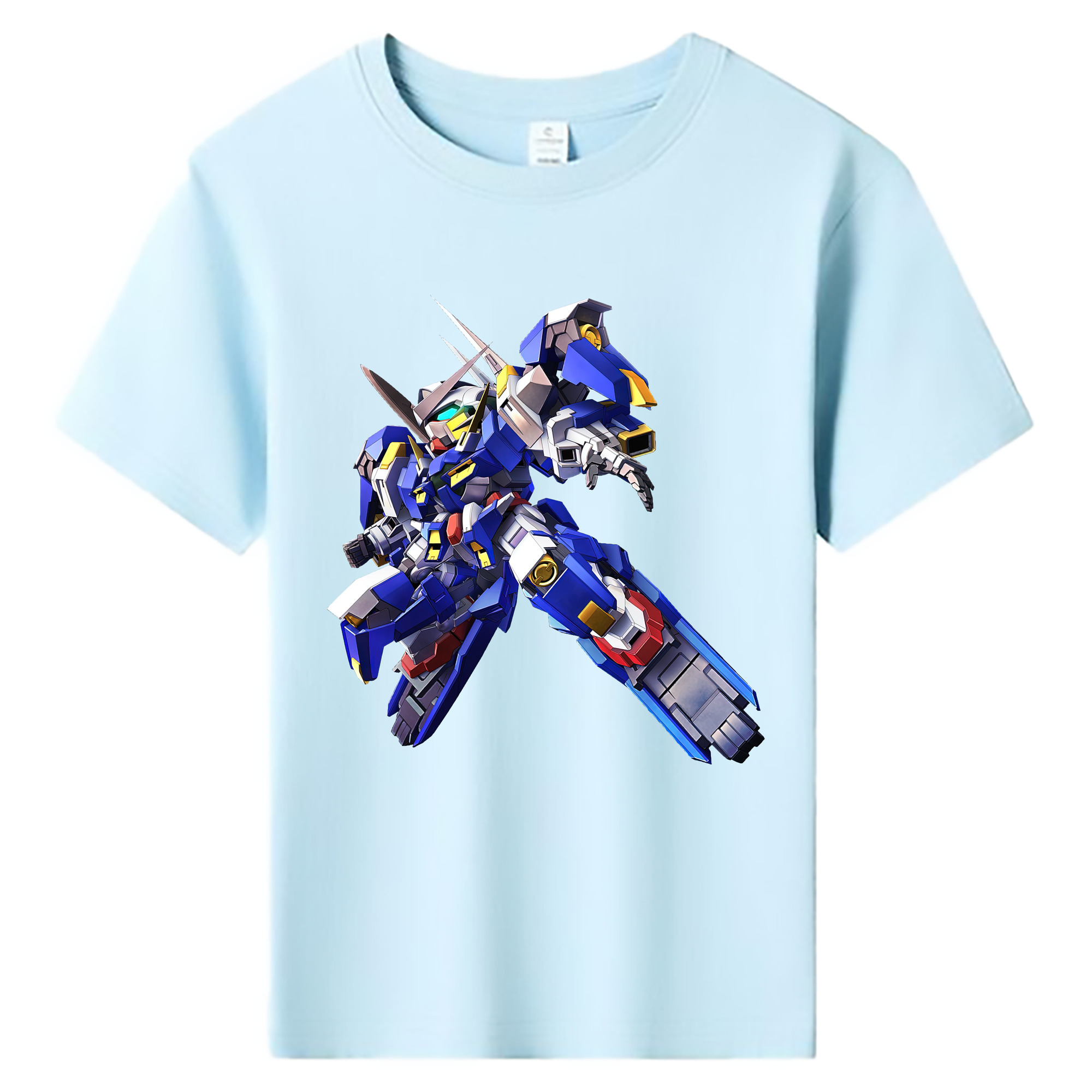（画像用） 機動戦士ガンダム Mobile Suit Gundam 綿100％キッズTシャツ（フロントプリント）